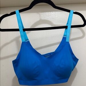 No Boundaries Bright Blue Wireless Bra with Aqua Straps